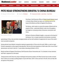Business Leader Bristol China Bureau strengthened 160203