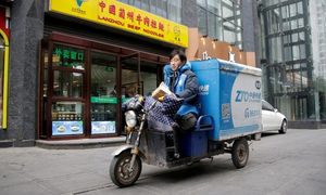 Staggering growth in Chinas express package industry (c) Reuters Thomas Peter