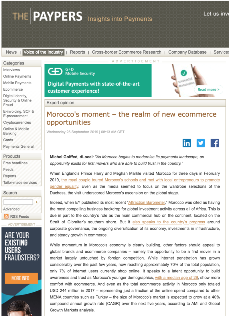 The Paypers Morocco's moment   the realm of new ecommerce opportunities 190925