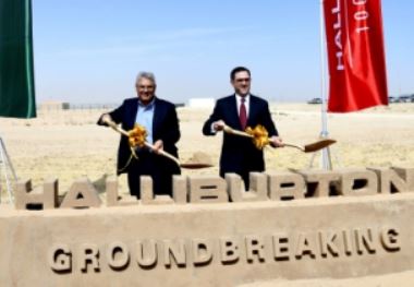 Halliburton breaks ground on chemical plant in Saudi Arabia (c) Halliburton